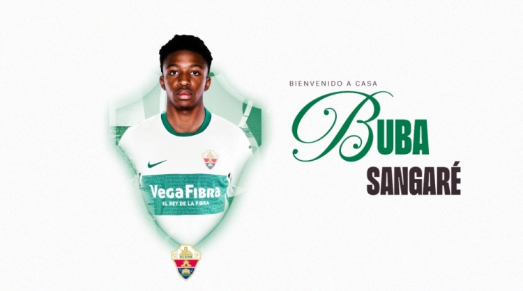 九游平台-官方：埃尔切租借罗马18岁右后卫布巴·桑加雷，含买断条款