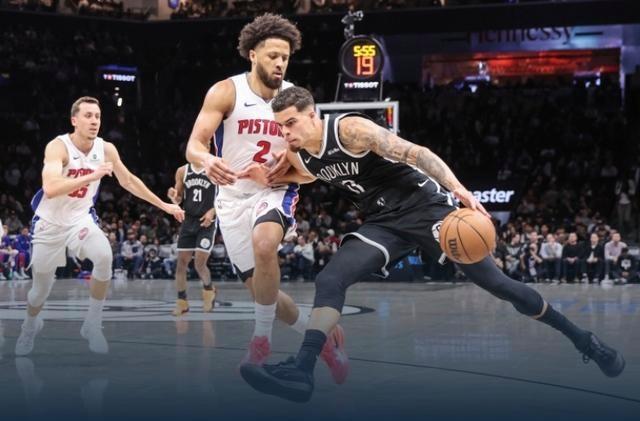 九游平台-小波特19分1助 NBA常规赛篮网100-138活塞 杰伦-杜伦26分